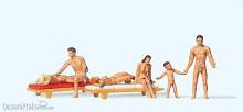 Preiser 10439 - HO Paare am FKK-Strand