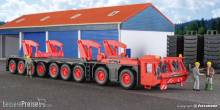 Kibri 13005 - Spur H0 LIEBHERR LTM 1400 mit Wippspitze