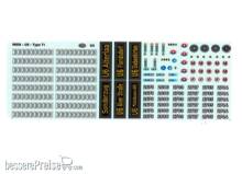 Halling DEC-WU6-U6G - Decals für T-Wagen U6 Wien grau
