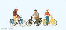 Preiser 10515 - HO Stehende Radfahrer