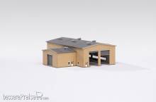 Archistories 105211 - Moderne Wartungshalle, sandfarben [1:220]