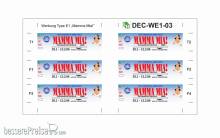 Halling DEC-WE1-03 - Decals für Wiener E1 Modelle ´Musical´