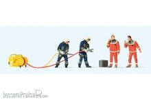Preiser 10625 - Feuerwehrmänner in moderner E