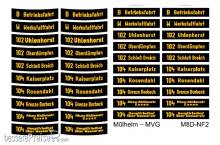 Halling DEC-M8D-M - Decals für Mülheim Flexity M8D-NF2 Nr.8001/8007