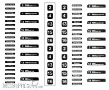 Halling DEC-GT4-SSB - Decals für GT4 Stuttgart, GT4-SSB, erste Version