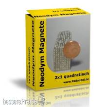 Tabletop Depot Magnete2x2x1 - 10 Neodym Magnete 2 x 2 x 1 mm