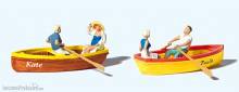 Preiser 10686 - H0 Beim Rudern (2 Boote)