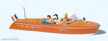 Preiser 10689 - Motorboot Riva Ariston mit Be