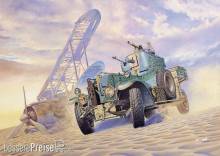 Roden 734 - British Armoured Car Pattern 1920 Mk.II (modified with sand tyres) in 1:72