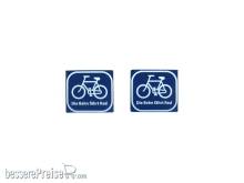 Halling ZRS0821-TBL - Tafel ´Fahrradwagen´, blau