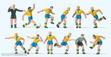 Preiser 10755 - Fussballmanschaft Gelbe Triko