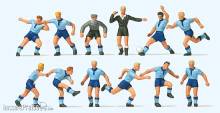 Preiser 10756 - Fussballmannschaft.Hellblaue