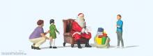 Preiser 10763 - Weihnachtsmann im Sessel, Mut