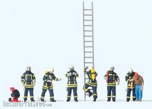 Preiser 10765 - Feuerwehrleute in moderner Ei