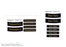 Halling DEC-VAR-BL - Decals für Blackpool Flexity 2 Tram