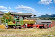 Kibri 10908 - Spur H0 Landwirtschaftliches Anhänger-Set, 3 Stück