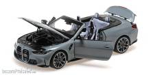 Minichamps 110021032 - BMW M4 CABRIOLET - 2020 - GREY METALLIC