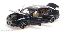 Minichamps 110023202 - BMW i7 - 2022 - BLUE METALLIC