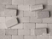 Juweela 11003 - 1:8 Ziegel gerumpelt 32x16x12mm, grau hell, 25x