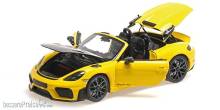 Minichamps 110063132 - PORSCHE SPYDER RS - 2024 - YELLOW W/ WEISSACH PACKAGE