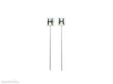 Halling M-603-R-FM - H Schild, gealtert, auf Steher, 2 Stk.