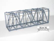 Hack Brücken 11100 - Kastenbr 21 cm rechteckig, grau - Typ K21R