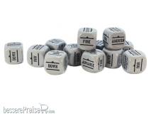 Warlord Games 402616008 - Bolt Action Orders Dice - Grey (12)