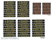 Halling DEC-NGT-D42 - Decals für Dresden NGTD 12 DD 5-tlg. Nr. 2842
