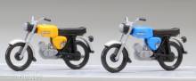 Kres 11150 - Komplettmodelle 2x Simson S50, gelb und blau