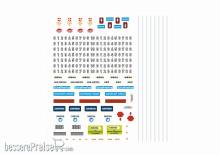 Halling DEC-WLX - Decal SET für Modelle der Wiener Linien
