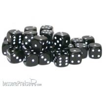 Warlord Games WG-D6-34 - Warlord Games Würfel Schwarz (30)