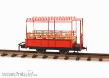 Halling 1023-B - BRB Aussichtswagen, kurz, rot