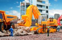 Kibri 11272 - Spur H0 LIEBHERR Bagger 974