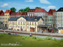Auhagen Gare De Grünberg – Modélisme Ferroviaire – Échelle HO – 285x120x115 Mm – Bâtiment Avec Accessoires