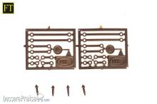 Halling ZRS0010 - Knochen+Stifte f. Bosna-Trichterkpl. 2 Set