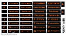 Halling DEC-FLX-W02 - Decals für Flexity Wien