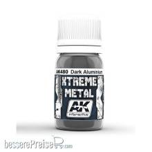 AK-Interactive AK480 - Xtreme Metal Dark Aluminium