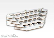 HobbyZone HZ-S1ns - Farbhalter, Ecke (klein, Ø 26 mm)