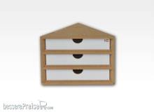 HobbyZone HZ-OM11 - Schubladenmodul 4 - Ecke