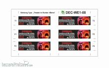 Halling DEC-WE1-08 - Decals für Wiener E1 Modelle ´Inferno´