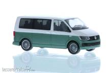 Rietze 11664 - Volkswagen T6 Bus KR candyweiß/bay leaf green, 1:87