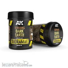 AK-Interactive AK8018 - Terrains Dark Earth - 250ml (Acryl)
