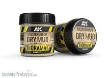 AK-Interactive AK8027 - Splatter Effects Dry Mud - 100ml