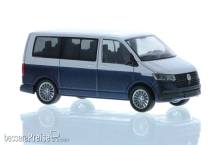 Rietze 11671 - Volkswagen T6.1 Bus KR reflexsilber/starlight blue, 1:87
