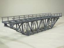 Hack Brücken 11700 - Kasten-Unterzugbrücke 30cm 1-gleisig - Typ KU30