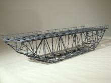 Hack Brücken 11710 - Kasten-Unterzugbrücke 60cm 2-gleisig - Typ KU60-2