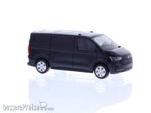 Rietze 11712 - Volkswagen Transporter T7 Kasten KR FD midnight black metallic