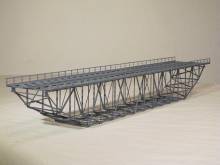Hack Brücken 11720 - Kasten-Unterzugbrücke 80cm 2-gleisig - Typ KU80-2