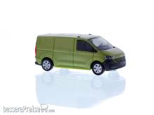 Rietze 11723 - Volkswagen e-Transporter T7 Kasten KR FD warm green metallic