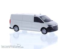 Rietze 11728 - Volkswagen e-Transporter T7 Kasten LR FD clear white